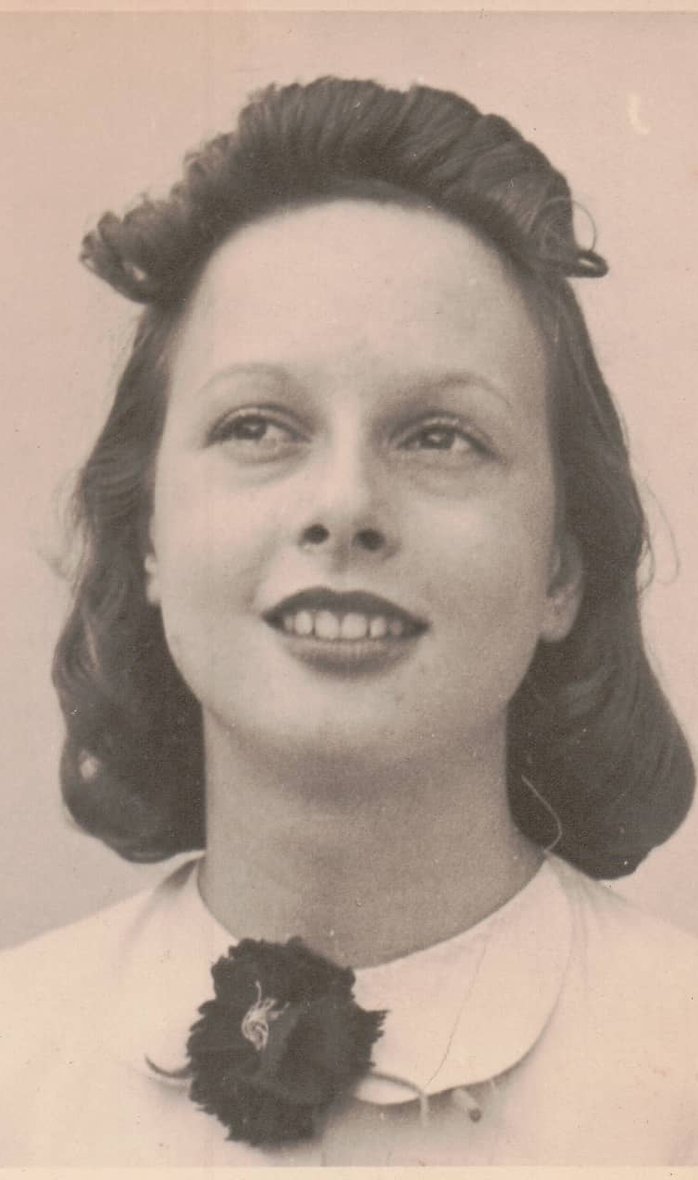 Vintage portrait of woman from Bible study community